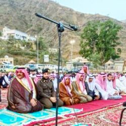 سمو أمير منطقة جازان وسمو نائبه يستقبلان المهنئين بعيد الفطر المبارك