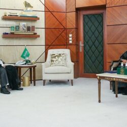 سمو الأمير عبد العزيز بن سعد يستقبل مفوض الإفتاء في المنطقة