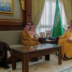 سمو محافظ الطائف الامير سعود بن نهار يستقبل قائد القوة الخاصة للأمن البيئي بمنطقة مكة المكرمة