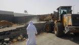 إزالة تعديات بمساحة 15,000 الف متر مربع بمنطقه الحسينية بمكة المكرمة