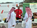 الهلال الأحمر السعودي بمنطقة جازان يشارك في فعاليات “حصاد البن” في محافظة الداير