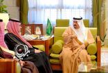 أمير الرياض يستقبل وكلاء المحافظات ورؤساء المراكز المعينين