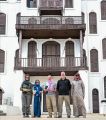 المستكشف البريطاني مارك ايفانز وفريقه إلى قصر شبرا التاريخي بمحافظة الطائف