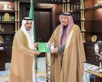 سمو أمير الباحة يستقبل مدير فرع وزارة البيئة والمياه والزراعة بالمنطقة
