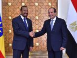 الرئيس المصري يتلقى اتصالاً هاتفيا من رئيس وزراء اثيوبيا