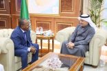 الفضلي يستقبل وزير الثروة الحيوانية والسمكية بجمهورية السودان