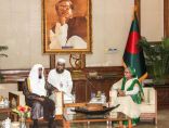 رئيسة وزراء بنغلاديش تستقبل إمام وخطيب المسجد النبوي