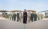 سمو وزير الحرس الوطني يفتتح قاعدة طيران الحرس الوطني بديراب