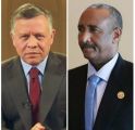 رئيس المجلس السيادي السوداني يبعث ببرقية تهنئة لملك الأردن