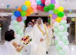 سمو أمير الباحة يعايد المرضى المنومين في مستشفى العقيق العام