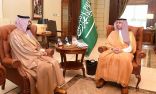 سمو الأمير سعود بن جلوي يستقبل رئيس جامعة جدة
