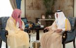سمو الأمير خالد الفيصل يستقبل رئيس المحكمة الجزائية