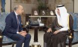 سمو الأمير خالد الفيصل يستقبل القنصل العام الأمريكي