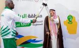 سمو أمير منطقة الرياض يتسلم شعلة دورة الألعاب السعودية 2022