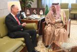 سمو الأمير فيصل بن بندر يستقبل سفير جمهورية سويسرا الاتحادية لدى المملكة