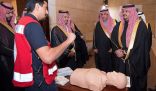 سمو نائب أمير منطقة الرياض يدشّن مبادرة جهاز الإنعاش القلبي