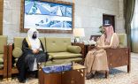 سمو أمير منطقة الرياض يستقبل رئيس محكمة التنفيذ بالرياض
