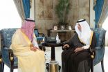 سمو الأمير خالد الفيصل يستقبل سمو محافظ الطائف