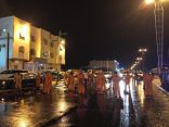 بلدية بيش تواصل عمليات الغسيل و التعقيم للشوارع والميادين
