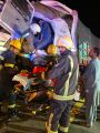 حادث تصادم على طريق الدولي في بيش ينتج عنه إصابة ٦ أشخاص ووفاة شخصين