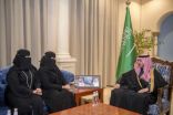 سمو أمير الجوف يستقبل رئيسة الجمعية النسائية التطوعية الأولى بالمنطقة
