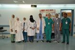 نجاح زراعة ٣ شرايين تاجية لاربعيني قلبه بالجهة اليمنى في حالة نادرة بمدينة الملك عبدالله الطبية