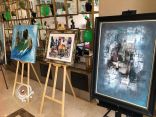 الفنانون التشكيليون بالطائف يحتفلون بالوطن بمعرض لوحة عشق وطن