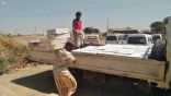 مركز الملك سلمان للإغاثة يوزع 5,500 كرتون من التمور للأسر الأكثر احتياجًا والنازحة في محافظة لحج
