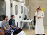 لاعبي المنتخب السعودي الأول لكرة الطاولة يجرون بعض الفحوصات‏ والاختبارات الطبية بجامعة الملك سعود