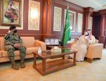 سمو نائب أمير منطقة جازان يلتقي قائد قوة الأفواج الأمنية بالمنطقة