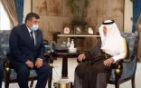 سمو الأمير خالد الفيصل يستقبل القنصل الأوزباكستاني