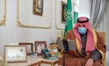 سمو أمير الحدود الشمالية يستقبل رئيس مجلس هيئة الصحفيين السعوديين