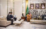 سمو الأمير عبدالعزيز بن سعود يستقبل سفير أوزبكستان لدى المملكة