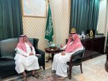 محافظ صبيا يستقبل مدير فرع هيئة الصحفيين السعوديين بجازان