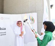 سمو أمير جازان يتسلَّم شعلة الألعاب السعودية 2022