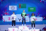 القرشي أول لاعبة سعودية تحصل على ميدالية اسيوية لرفع الاثقال