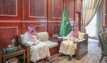 الأمير فيصل بن فهد بن مقرن يستقبل رئيس غرفة حائل ‏