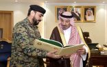 أمير نجران يستقبل قائد قوة الأفواج الأمنية بالمنطقة