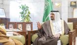 نائب أمير منطقة الرياض يستقبل رئيس مجلس أمناء مؤسسة أوقاف الشاكرين لخدمة المجتمع