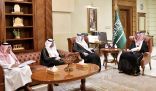 محافظ جدة يستقبل مدير عام فرع وزارة البيئة والمياه والزراعة بمنطقة مكة المكرمة