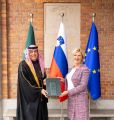 سفير المملكة لدى النمسا يقدم نسخة من أوراق اعتماده سفيرًا غير مقيم لدى جمهورية سلوفينيا