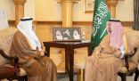 نائب أمير منطقة مكة المكرمة يستقبل نائب الرئيس الأعلى لأرامكو السعودية