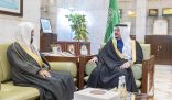 نائب أمير منطقة الرياض يستقبل رئيس محكمة التنفيذ بالرياض