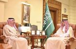سمو الأمير سعود بن جلوي يستقبل مدير عام تعليم جدة بمناسبة انتهاء فترة عمله