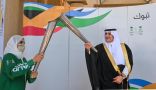 أمير منطقة تبوك يتسلّم شعلة دورة الألعاب السعودية 2023